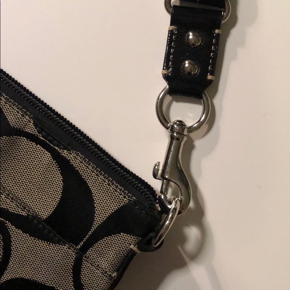 Coach Crossbody Messenger Bag Black and Grey - Picture 3 of 5